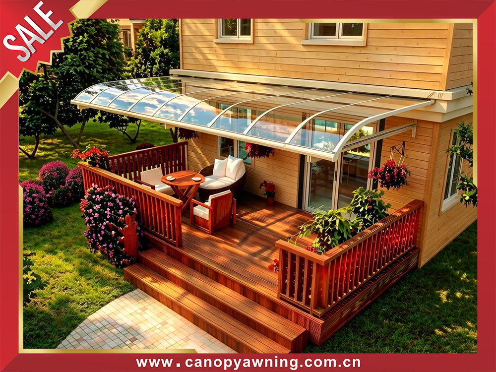 House patio terrace balcony polycarbonate aluminum canopy awning shelter