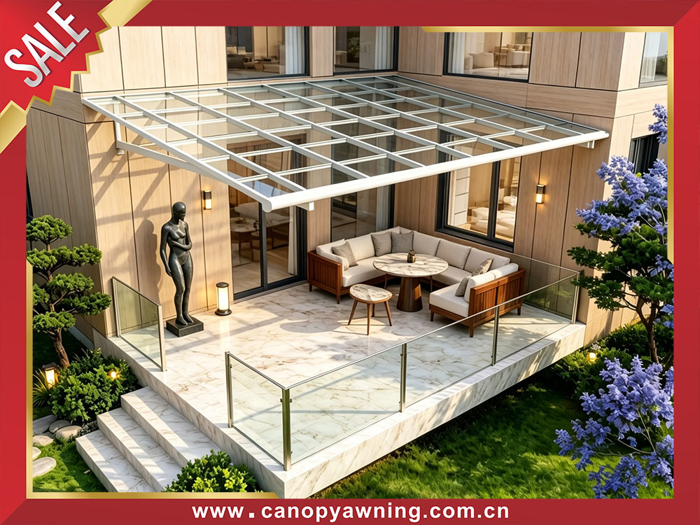 Outdoor backyard polycarbonate aluminum house patio terrace balcony canopy awning shelter 