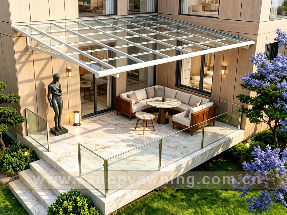 patio terrace polycarbonate canopy awning