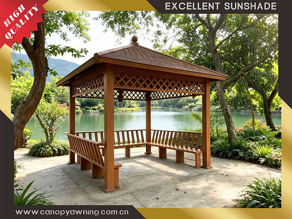 Garden backyard gazebo