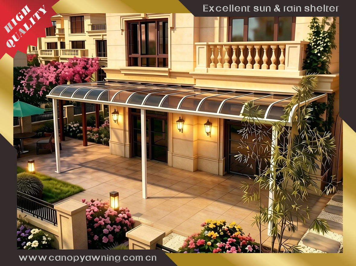 About the aluminum polycarbonate canopy