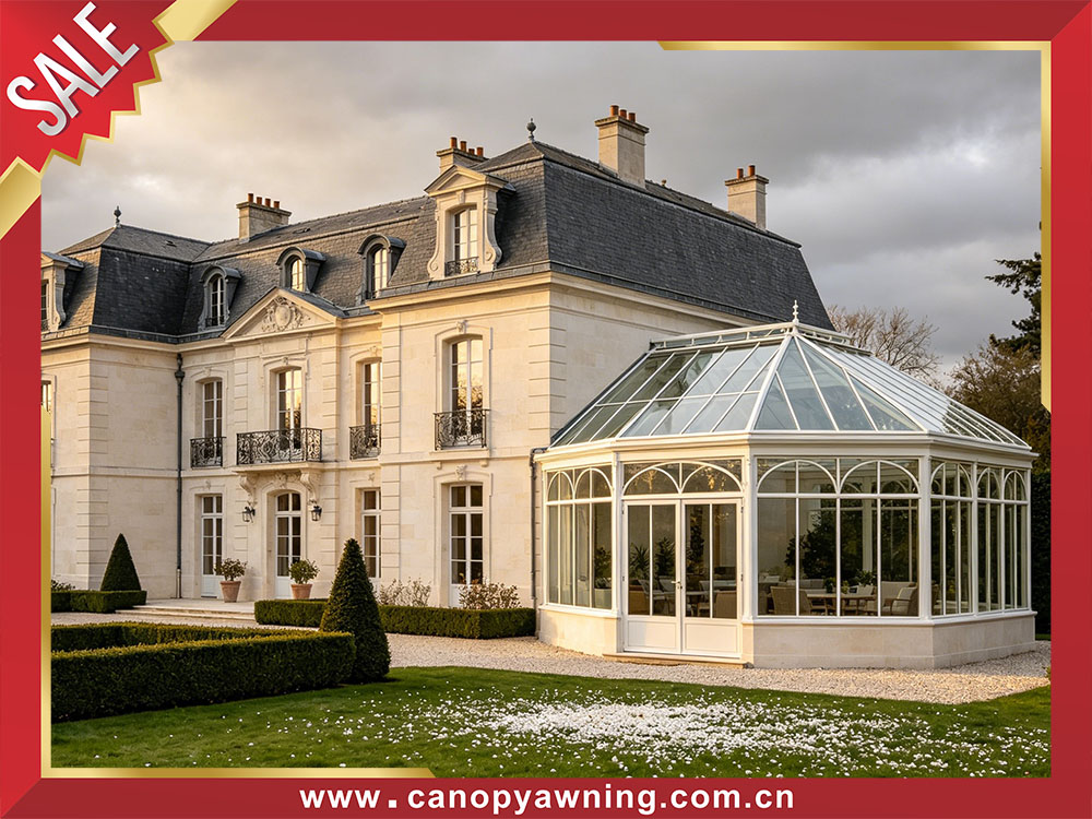 High quality outdoor house villa aluminum glass sunroom sun house for sale