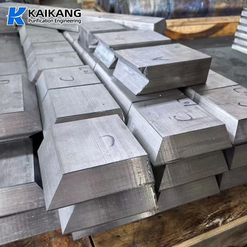 Industrial electrolytic lead bricks, irregularly shaped counterweight bricks