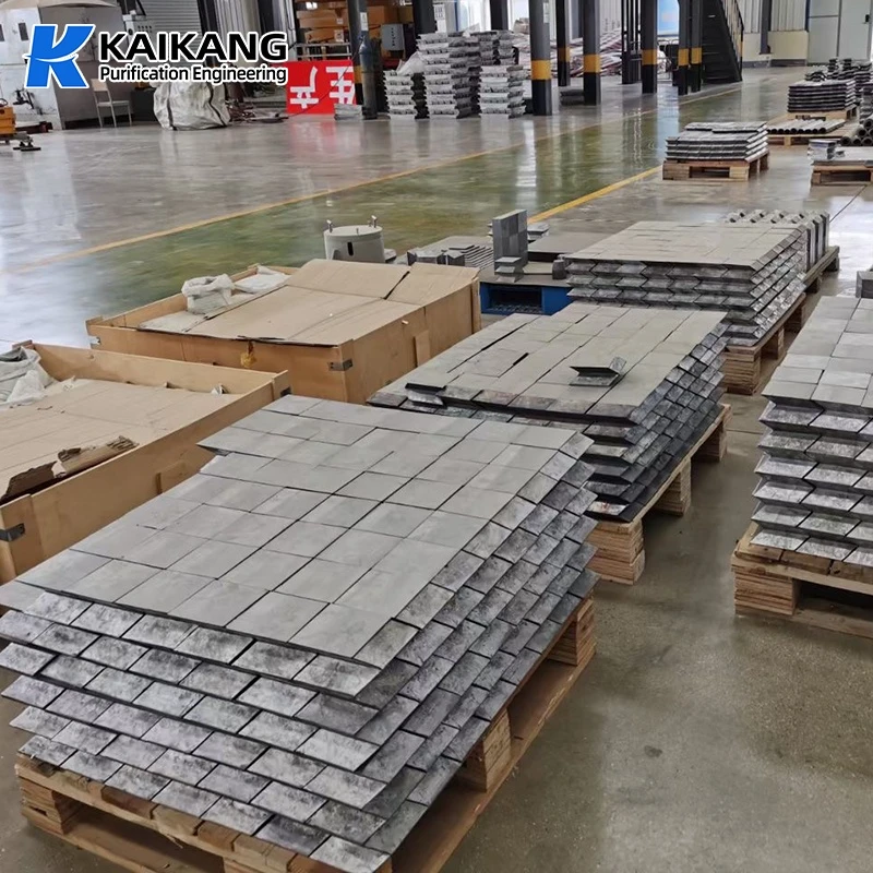 Industrial electrolytic lead bricks, irregularly shaped counterweight bricks