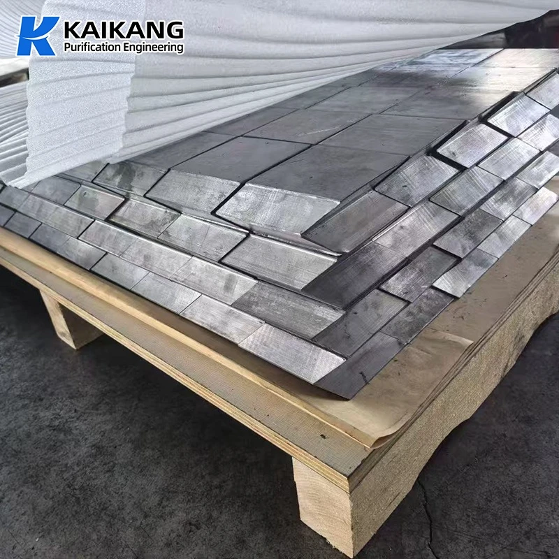 Industrial electrolytic lead bricks, irregularly shaped counterweight bricks