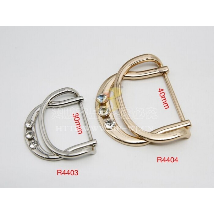 Khóa D-Ring Trang Trí Đá Rhinestone