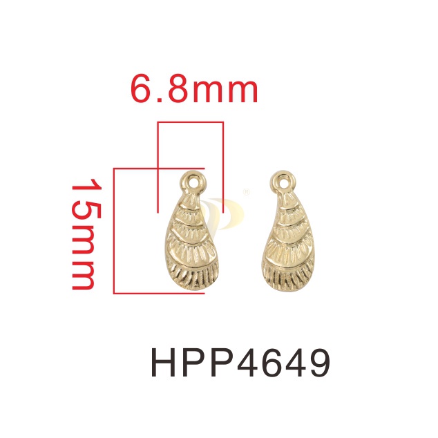 Thẻ treo mini hình vỏ sò