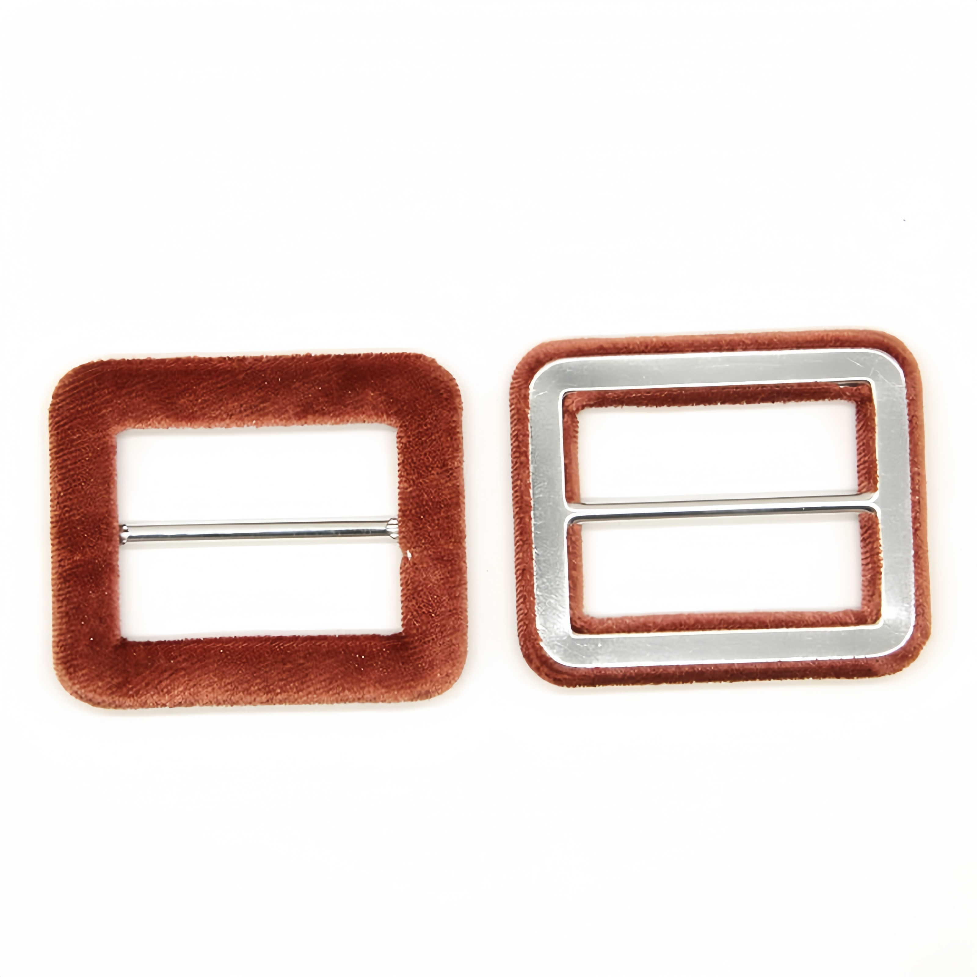 Wholesale 4cm square belt buckle, blank metal aluminum buckle belt, fashion custom women's fabric buckle, outer belt