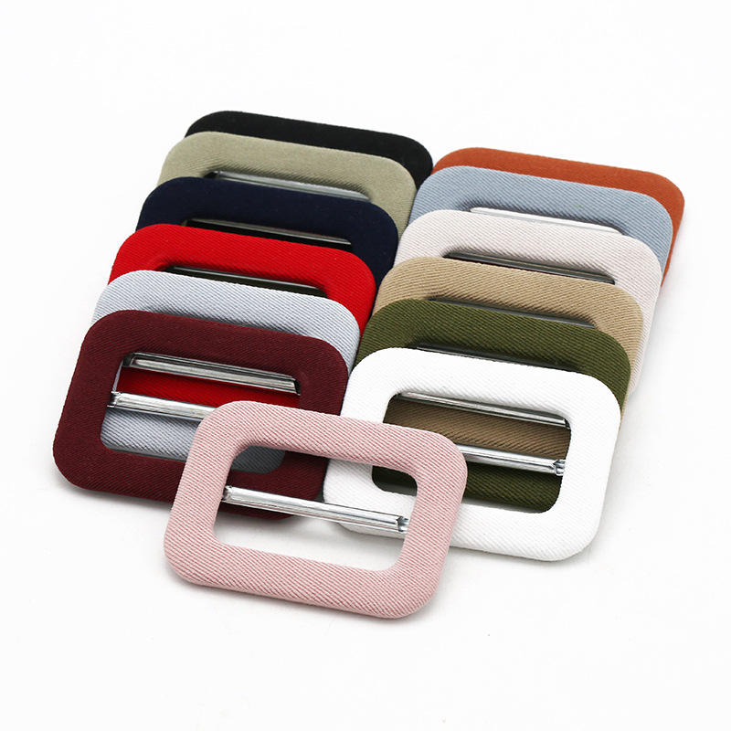 YN cloth belt buckle coat, windbreaker, belt adjustment, three-level metal slide buckle, DIY cloth belt buckle