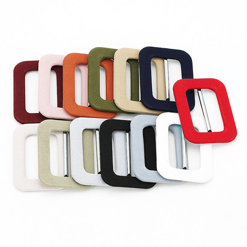 YN cloth belt buckle coat, windbreaker, belt adjustment, three-level metal slide buckle, DIY cloth belt buckle