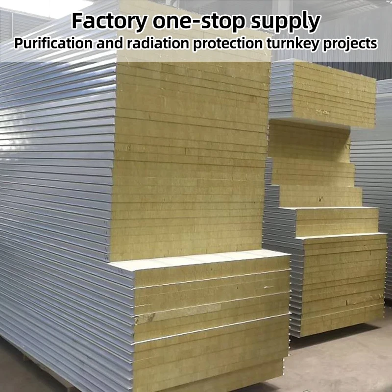 Highly praised fireproof and moisture-proof rock wool purification panels