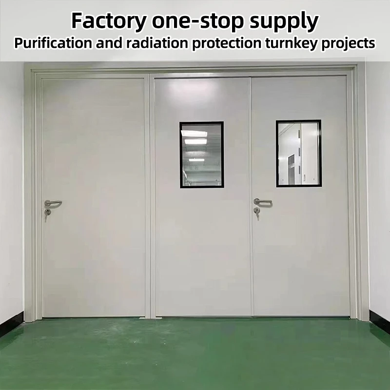 Factory Direct Sales of Medical Cleanroom Steel/Stainless Steel Security Doors