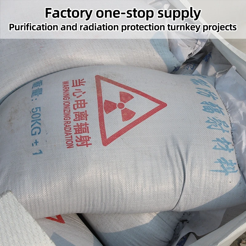 Barium sulfate for radiation protection of CT/DR and nuclear medicine walls