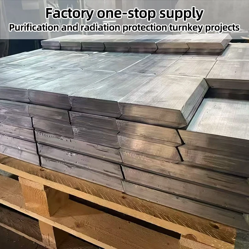 Industrial electrolytic lead bricks, irregularly shaped counterweight bricks