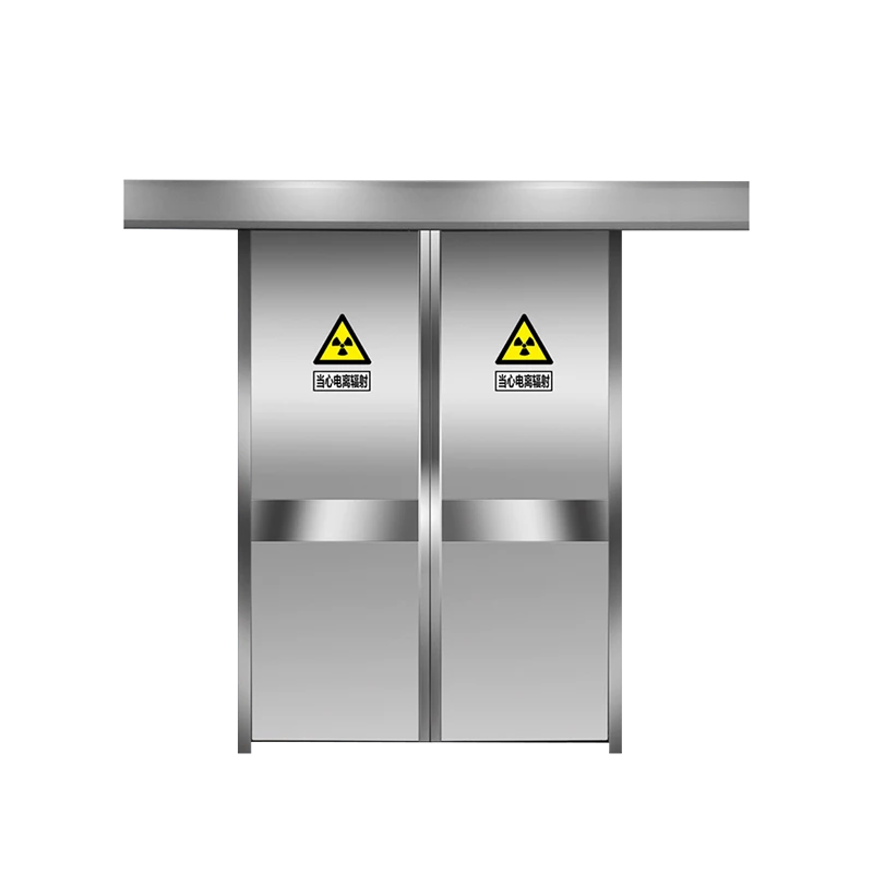 Electric sliding lead door