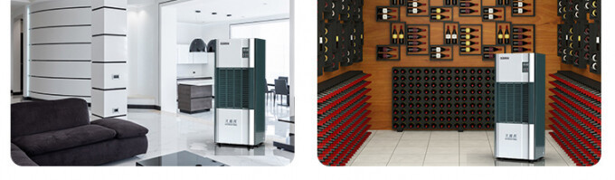 Internal And External Circulating Industrial Dehumidifier 2500 W 0