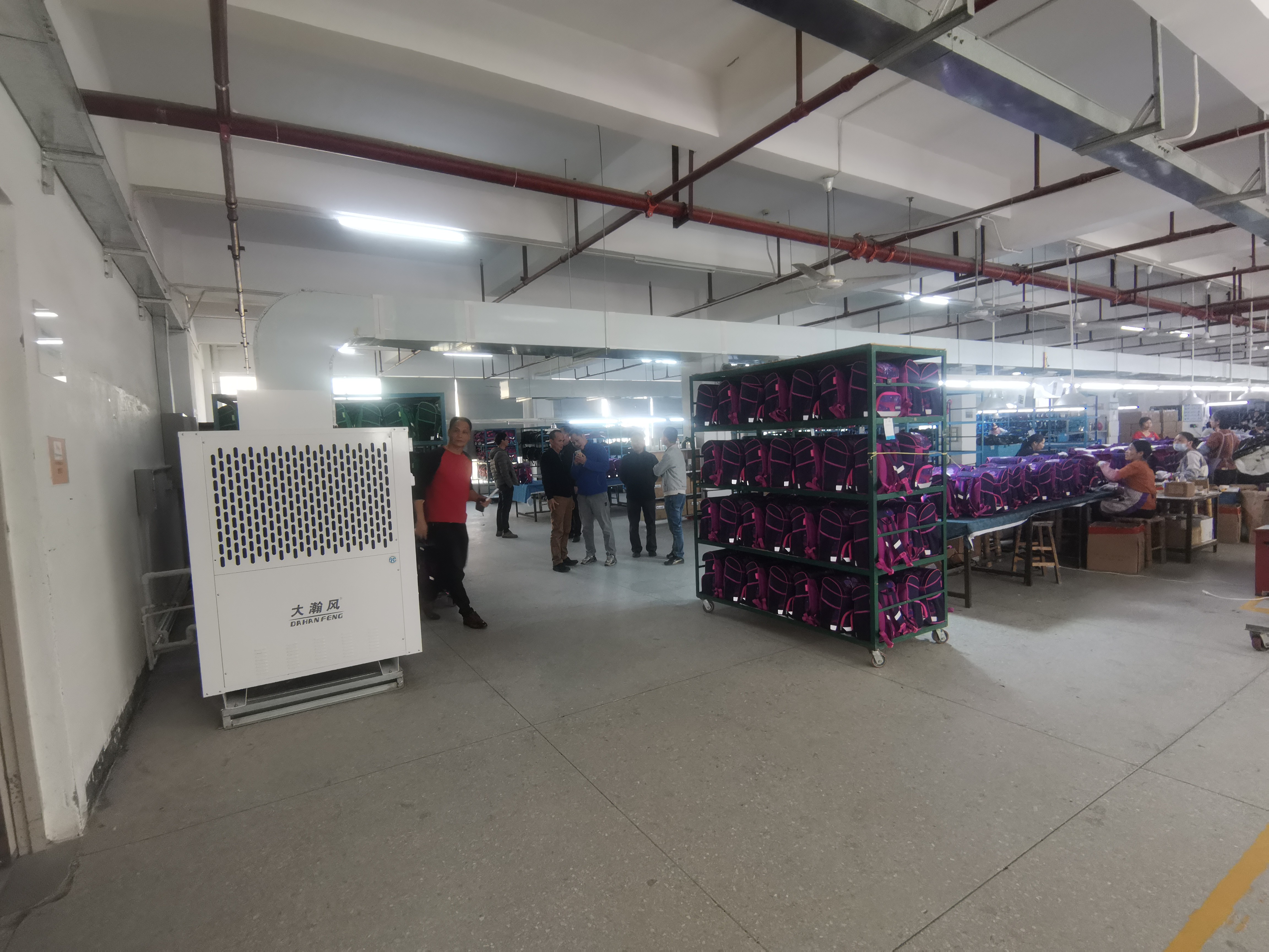 Ceiling ducted type industrial AC