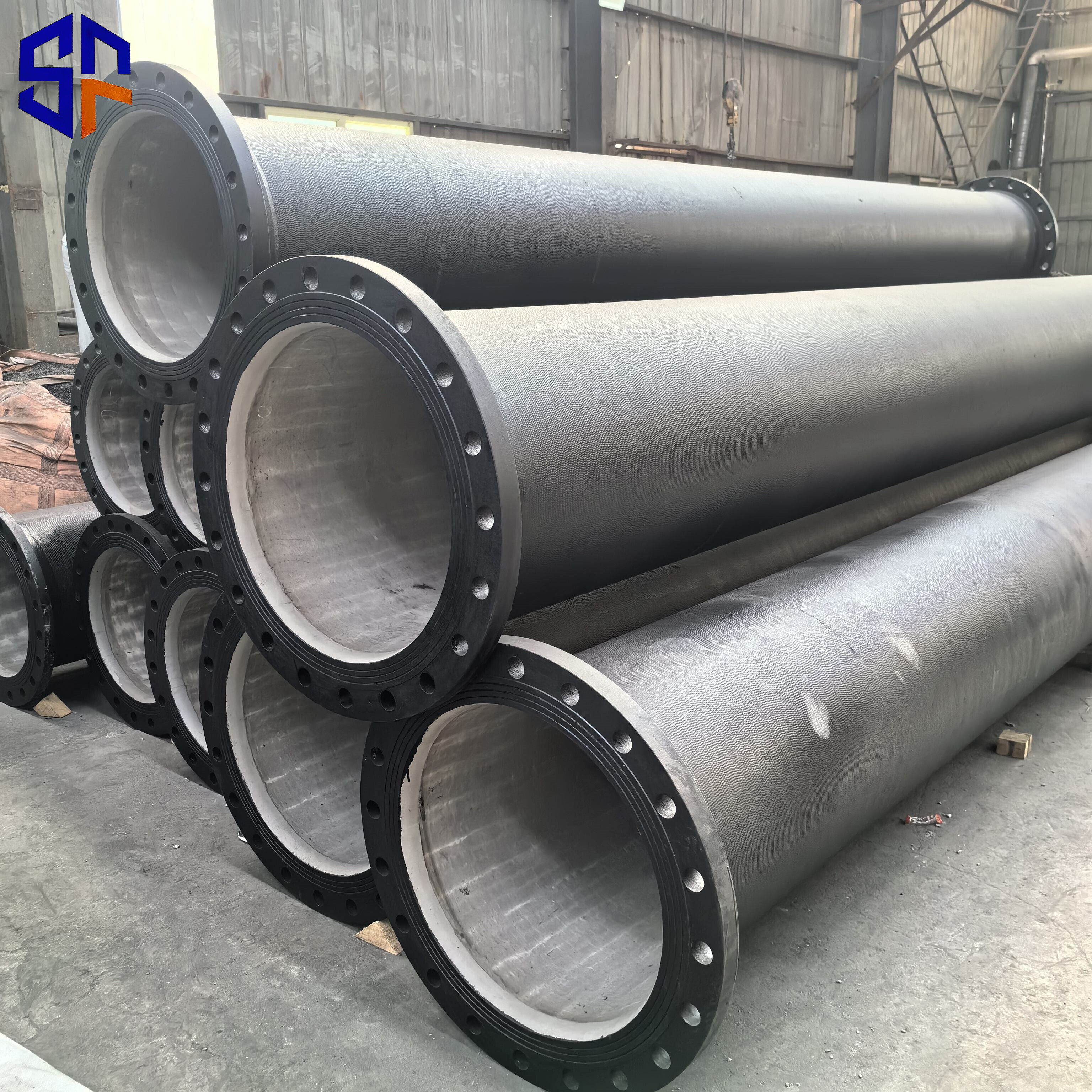 EN545 Cement Lined Ductile Iron Flanged Pipe for Water Supply Pipeline