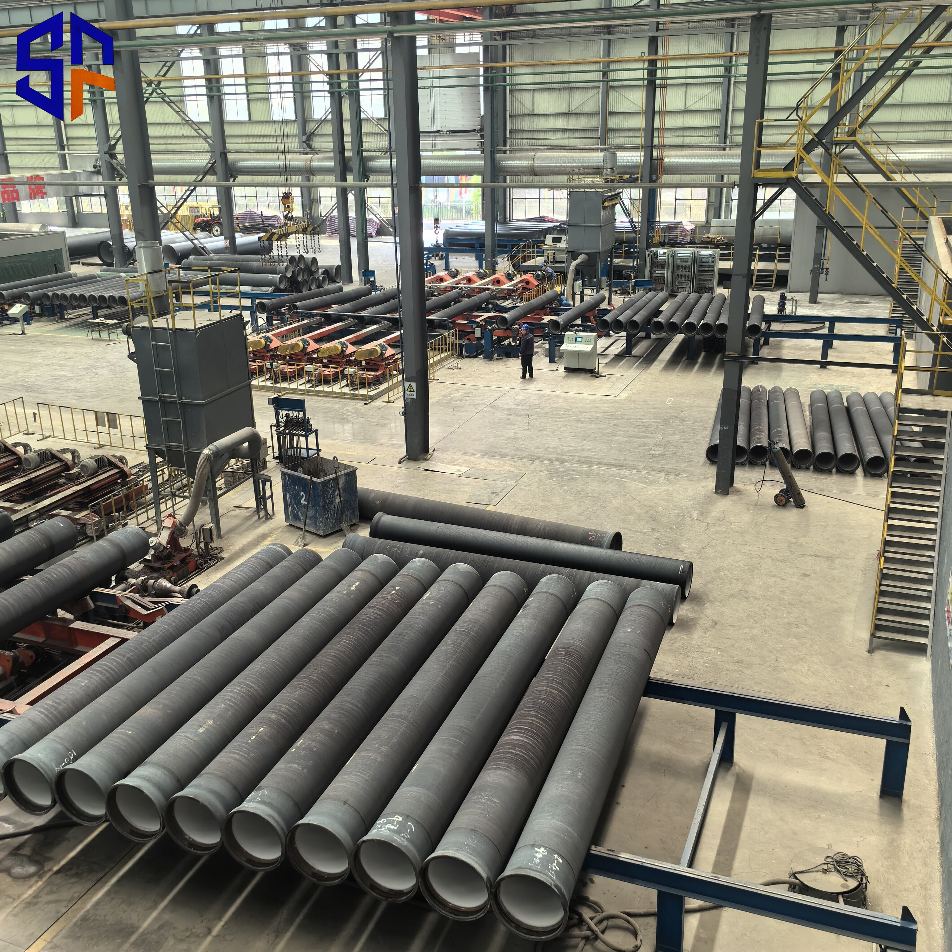 EN545 Cement Lined Ductile Iron Flanged Pipe for Water Supply Pipeline ...
