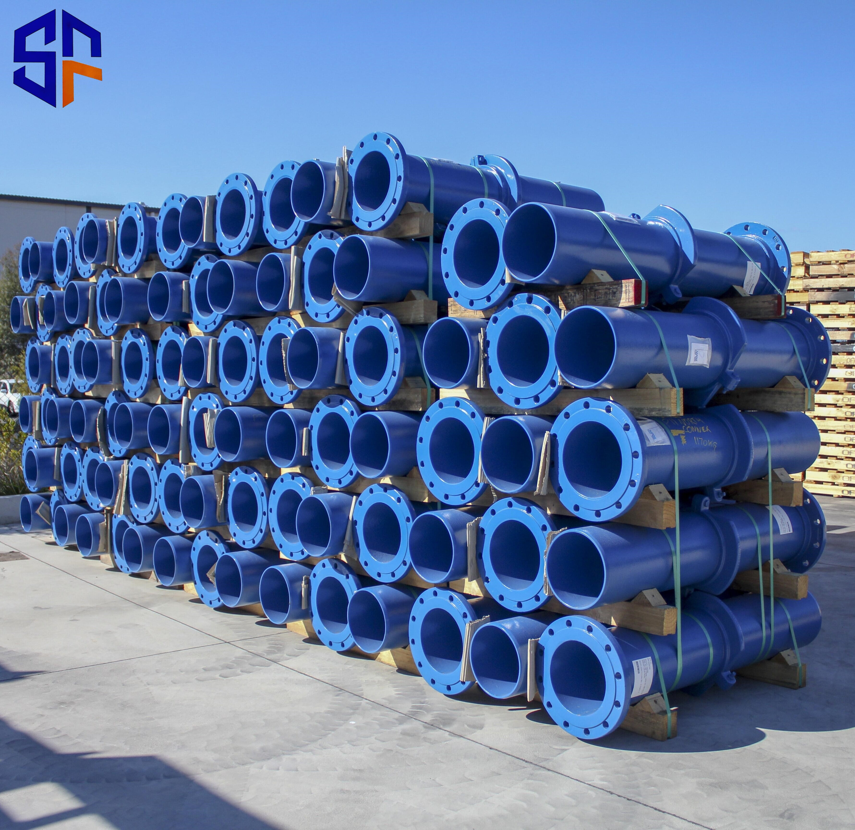 Wholesale DI Ductile Iron Flanged Pipe Flange Welding Pipe for Water or Sewerage