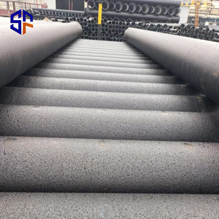 External protection of Ductile iron pipe & fittings:Metallic Zinc+Bitumen Coatong complying with ISO8179/EN545/EN598