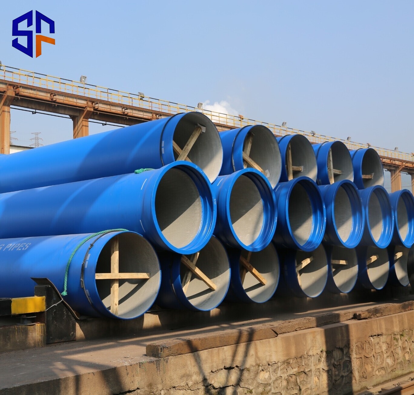 DN Ductile Iron Pipe Class K9 C25 C30 C40 Socket Spigot Water Pipe