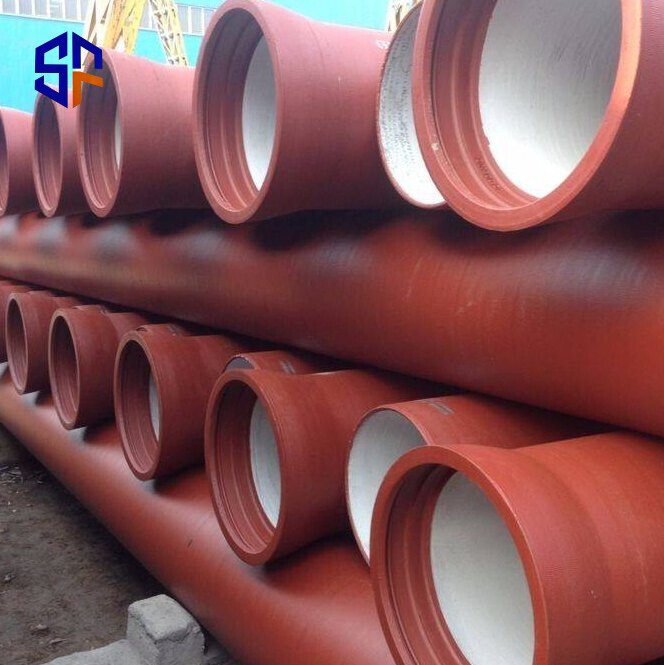 Factory Supply ISO2531 EN545 EN598 DN100 DN125 DN150 DN300 DN400 DN600 Ductile Cast Iron Pipe Tube For Water