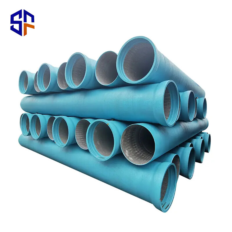 Hot Sales K7 K8 K9 7mm 9mm 12mm Thickness ISO 2531 EN545 DN300 DN500 C40 C30 C25 DI Pipe Ductile Cast Pipe Ductile Iron Pipe