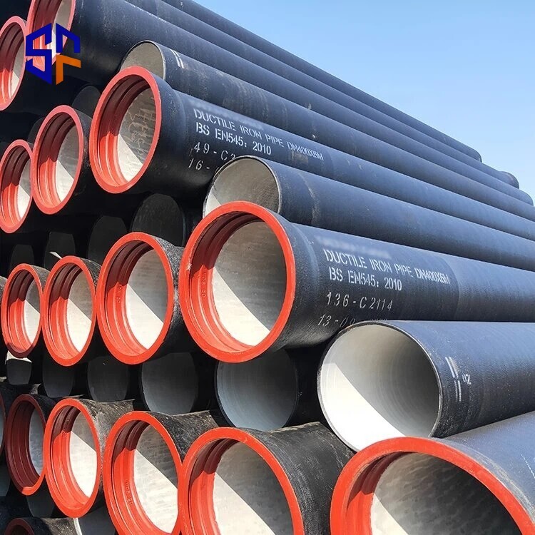 Ductile Iron Pipes Socket Spigot K7 Price List with Cement Lining Weights Uae Prices Per Ton Per Meter 450mm Pn16