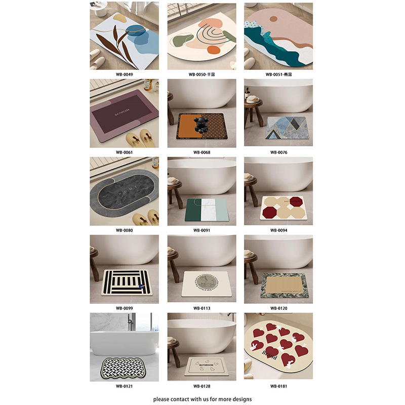 Diatom Mud Floor Mat-Diatom Mud Bath Mat for Home Use