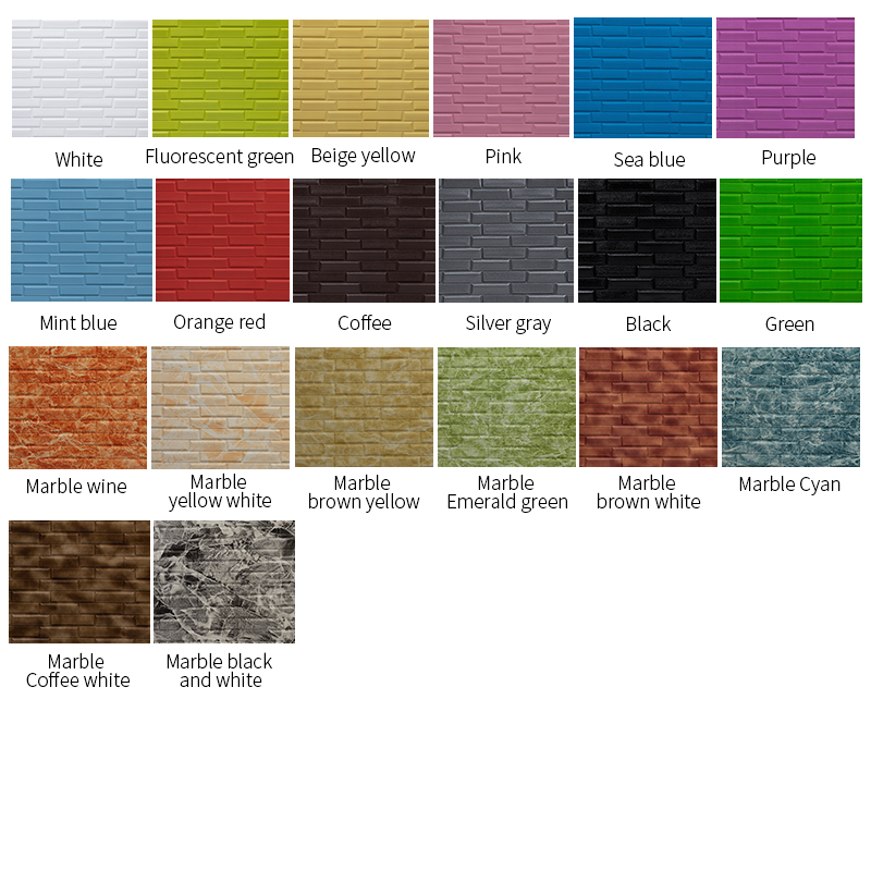 Brick Wall Sticker-3D Self-Brick Wall Decor Stickers