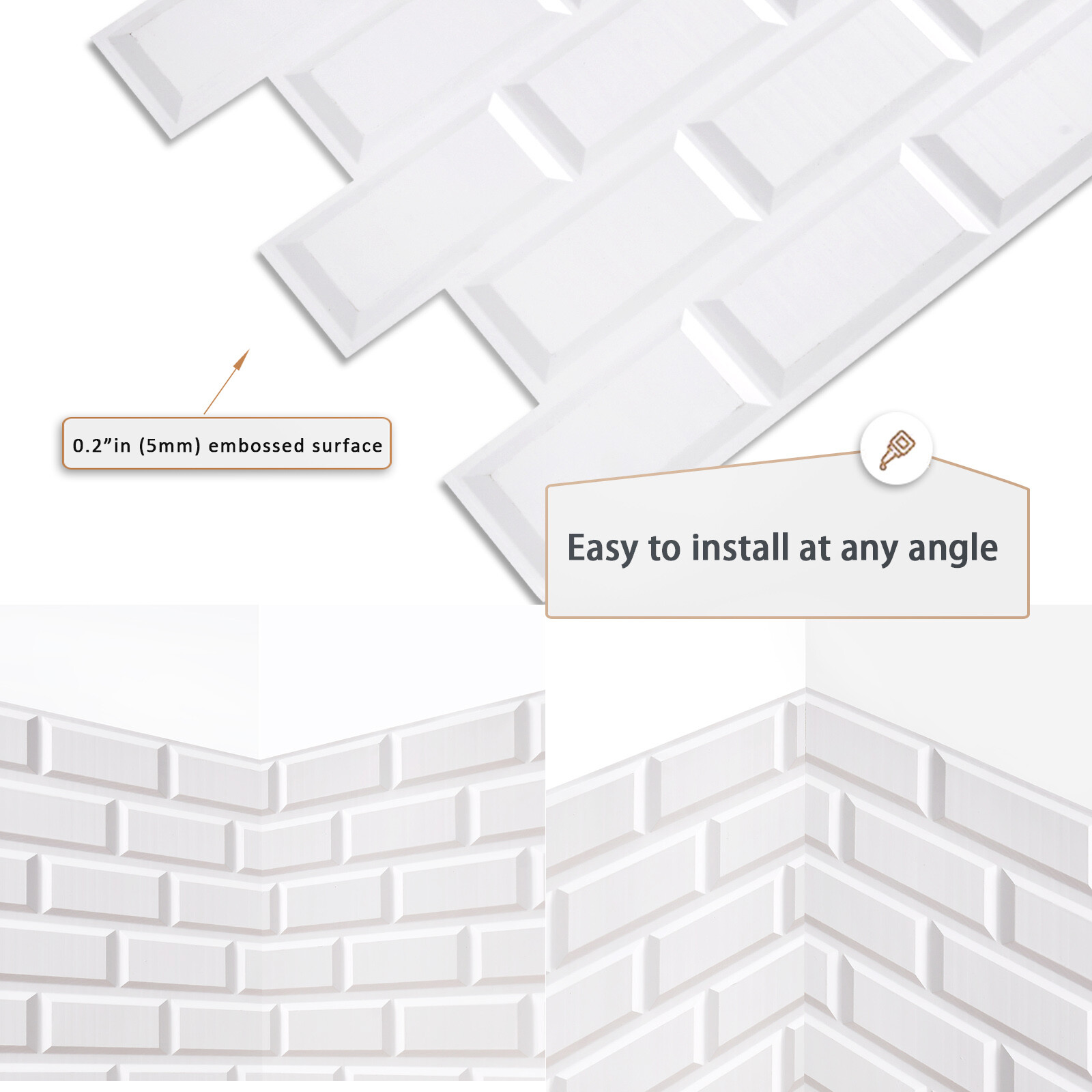 3D PE Foam Wall Sticker 70x77