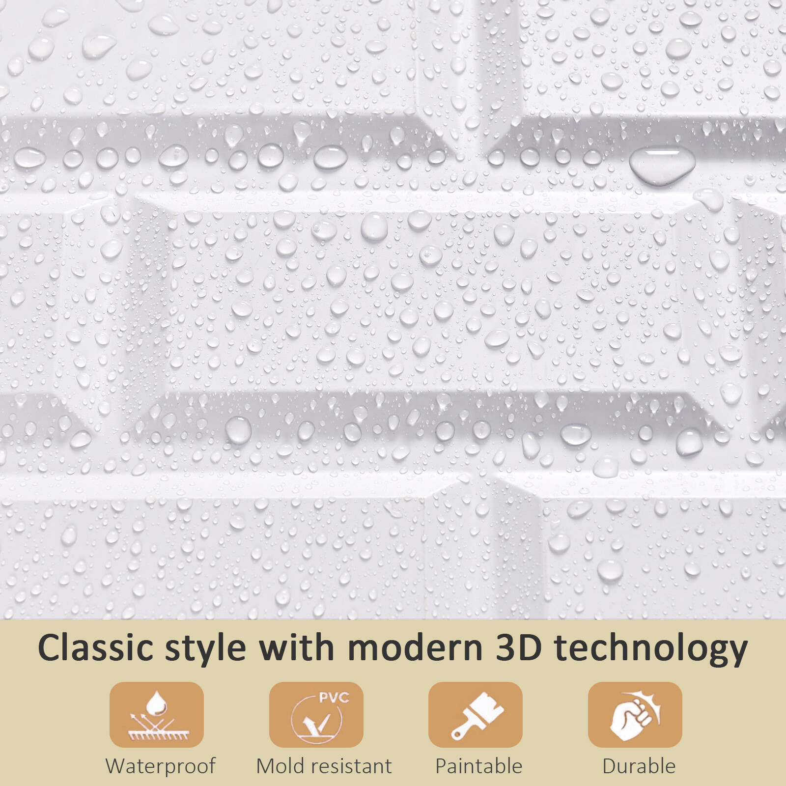 3D PE Foam Wall Sticker 70x77