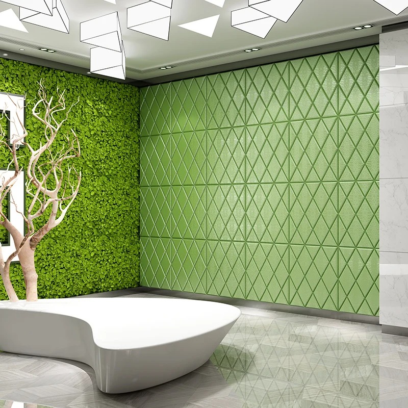 3D Leather Wall Stickers for Home Decor