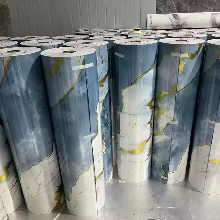 Peel and Stick 3D PET Marble Wall Stickers Waterproof