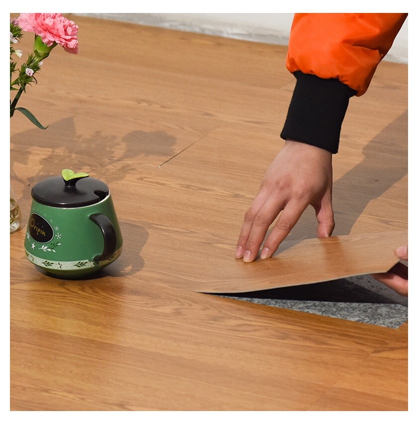 Modern LVT Self Adhesive Floor Sticker Durable Vinyl Flooring