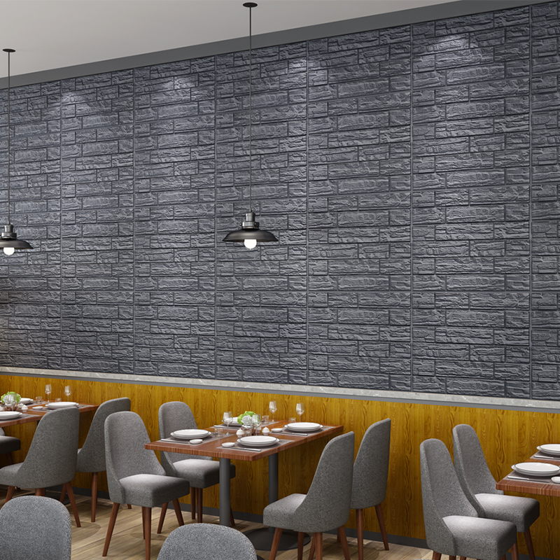 3D Foam Wall Stickers Sheet | Self Adhesive Wall Brick Panels