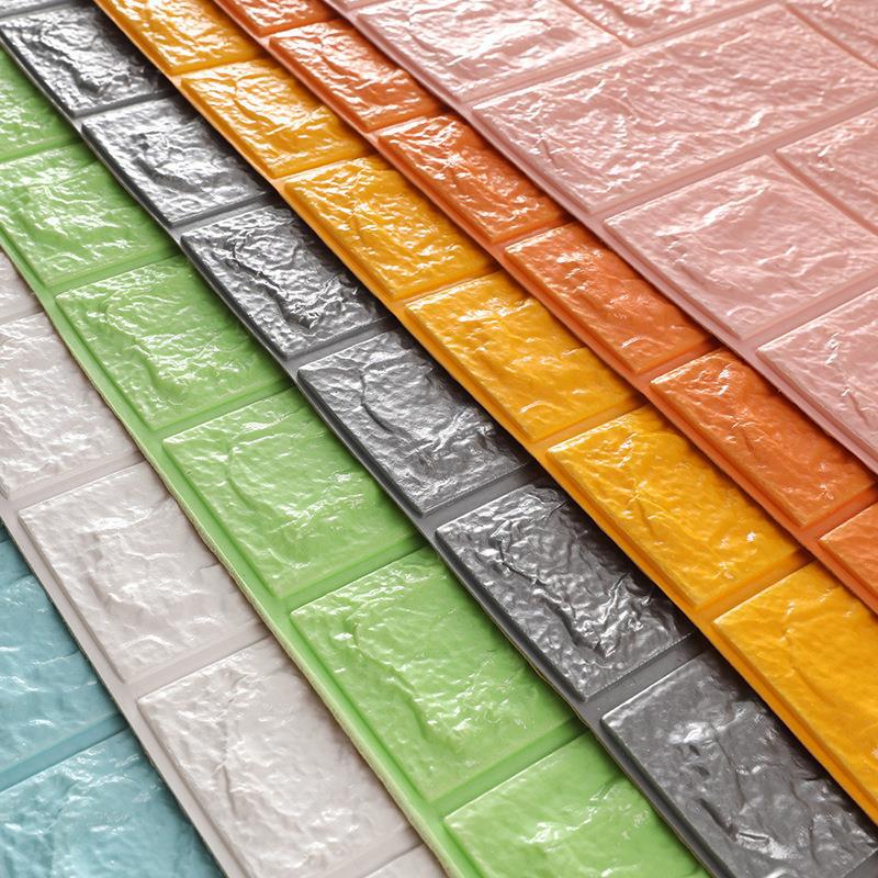 Wholesale 3D Foam Brick Wall Stickers Manufacturer