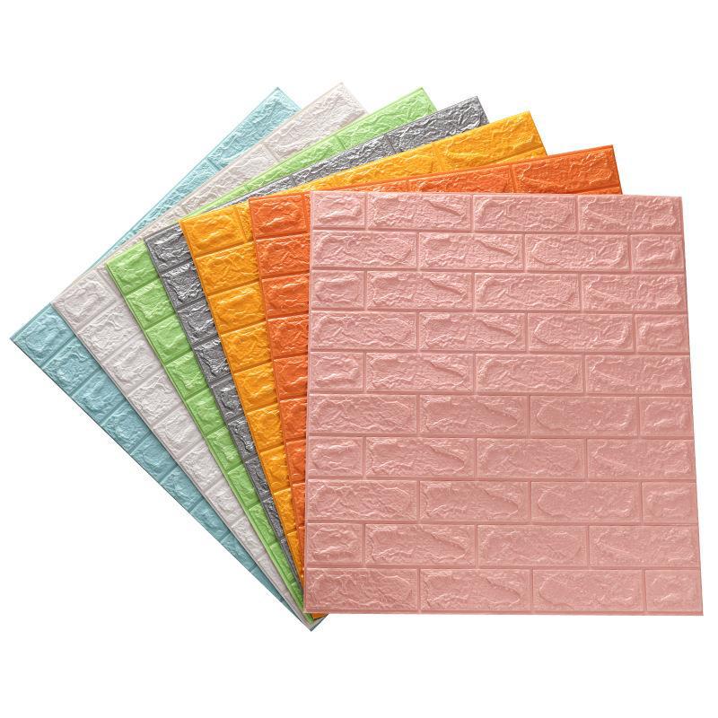 3D Foam Brick Wall Stickers Factory Direct Supply