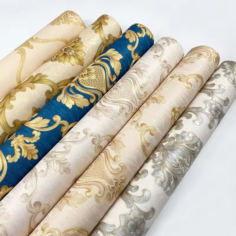 Luxury 3D Embossed Wallpaper