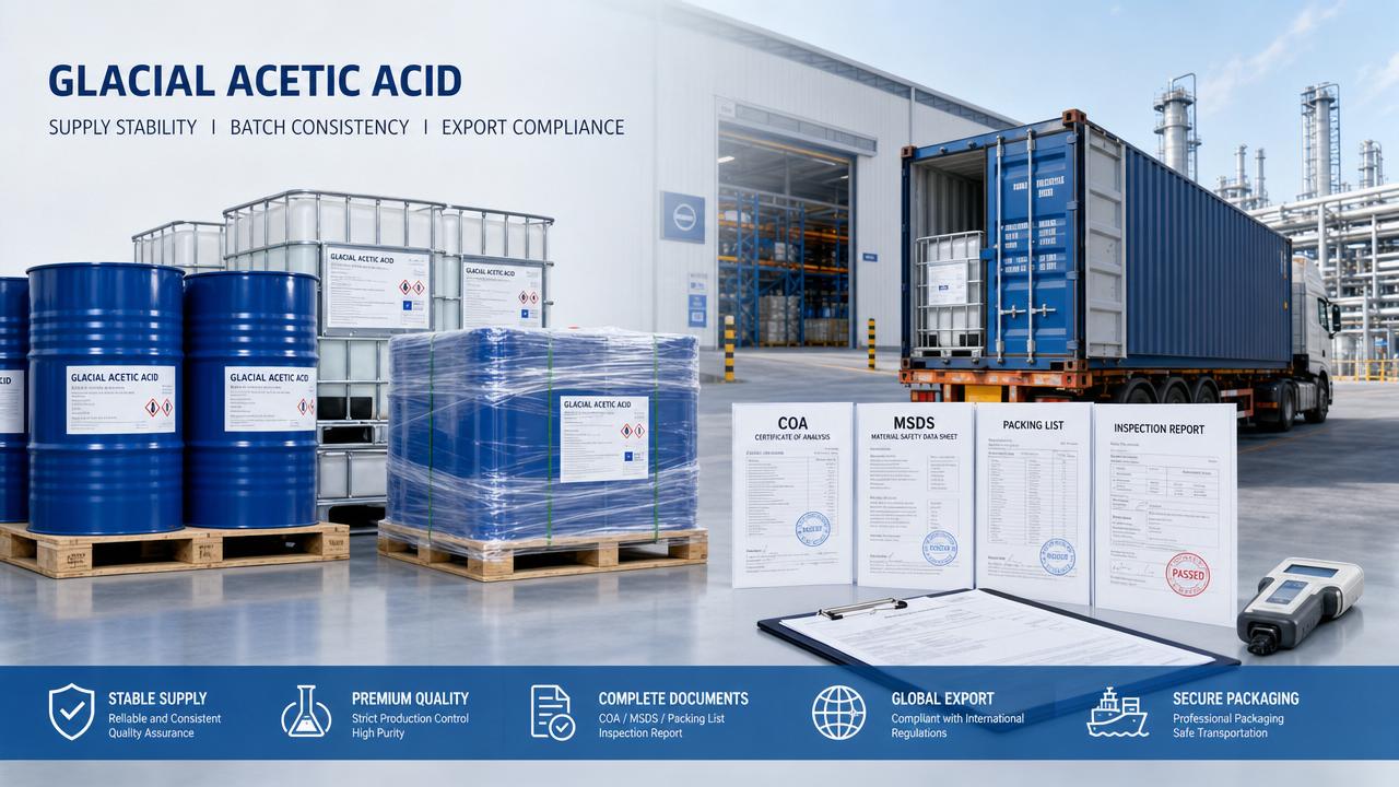 How to Evaluate Glacial Acetic Acid Suppliers for Export and Bulk Orders