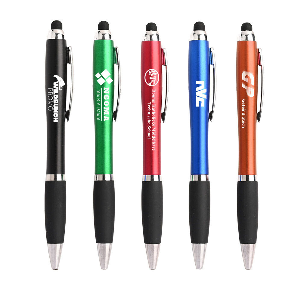 Sanibel Light-Up Logo Stylus Twist Pen 