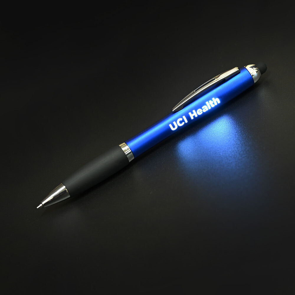 Sanibel Light-Up Logo Stylus Twist Pen 