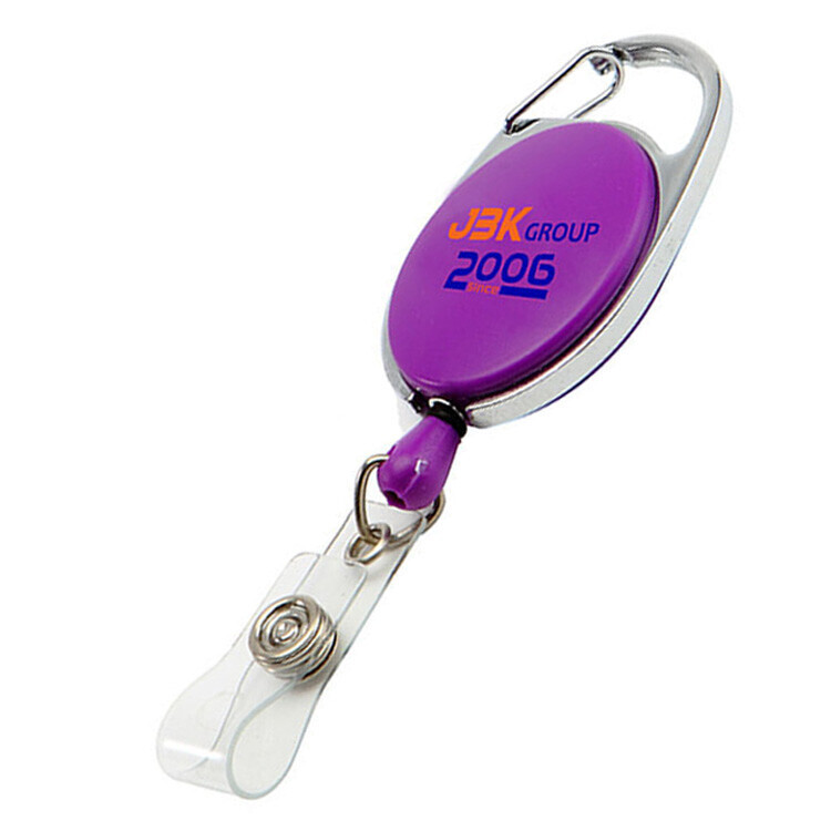 Clip-On Retractable Badge Holder - Opaque