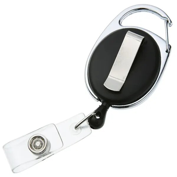 Clip-On Retractable Badge Holder - Opaque