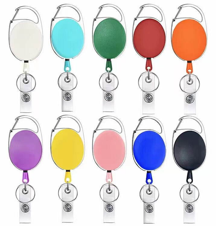 Clip-On Retractable Badge Holder - Opaque