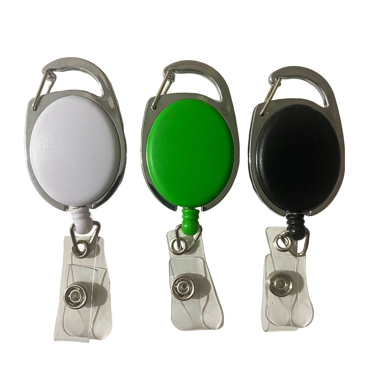 Clip-On Retractable Badge Holder - Opaque