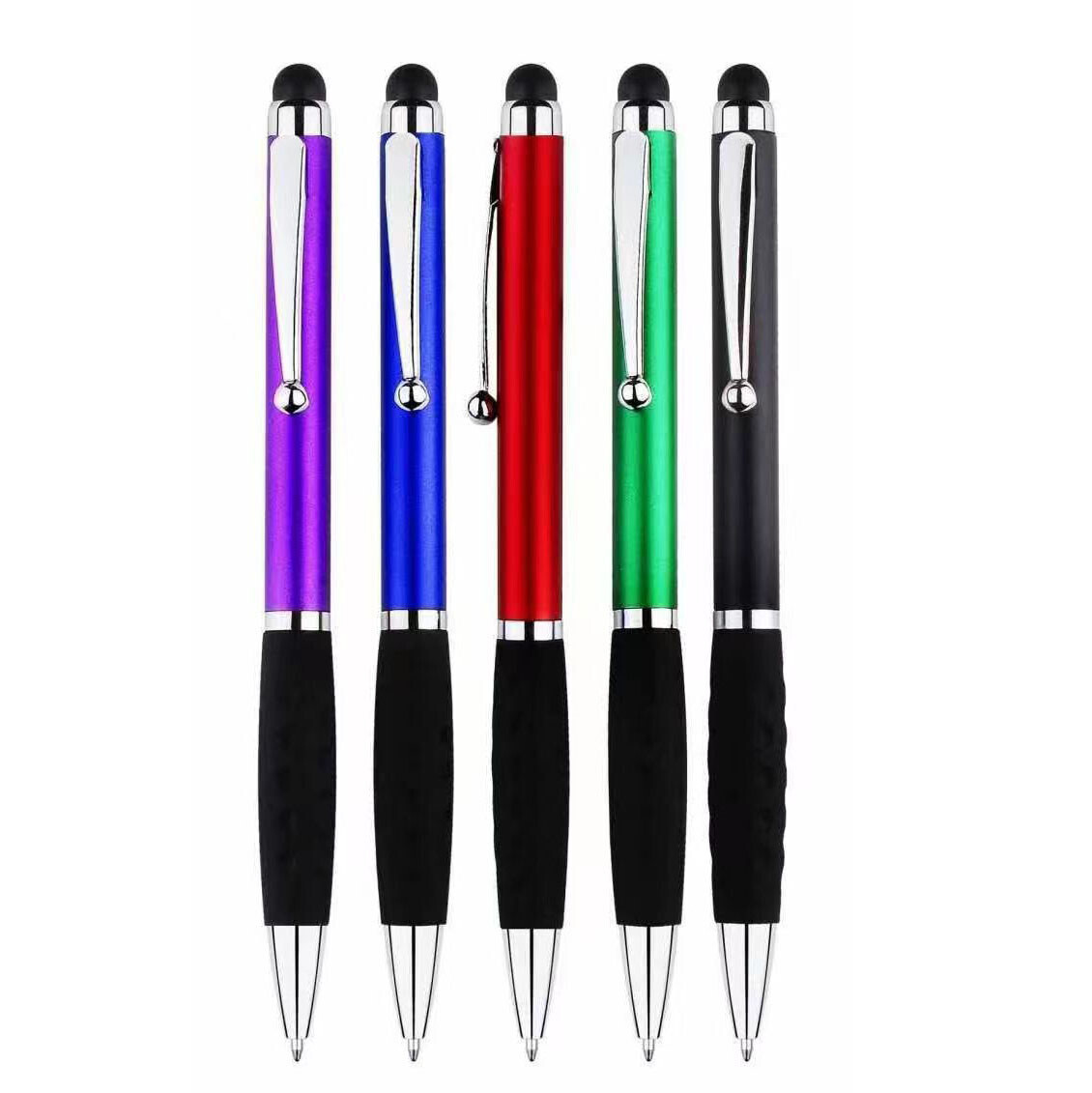 Slender Stylus Twist Pen - Metallic