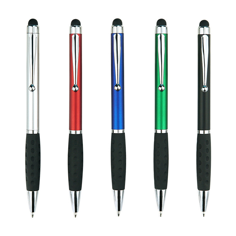 Slender Stylus Twist Pen - Metallic