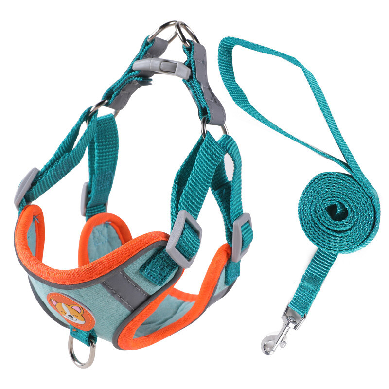 Macaron Pet Harness Leash Set